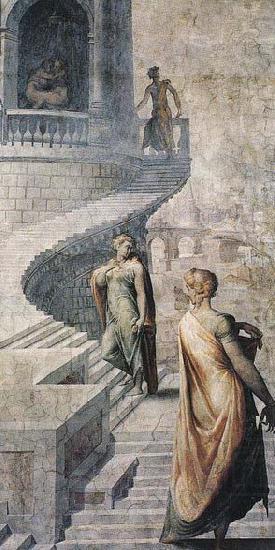SALVIATI, Cecchino del Bathsheba Goes to King David china oil painting image
